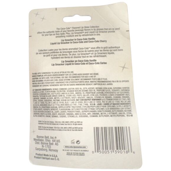 Vintage Bonnie Bell Lip Smackers Vanilla Coca Cola Christmas Set 2009 New - Picture 10 of 16
